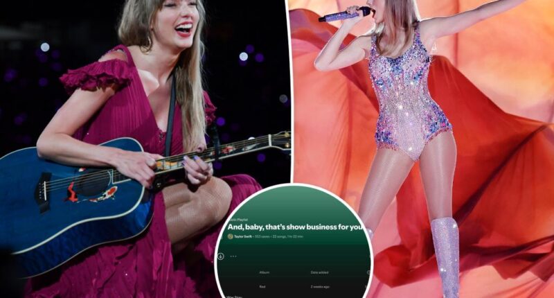 Taylor Swift drops major clue about new album 'The Life of a Showgirl'