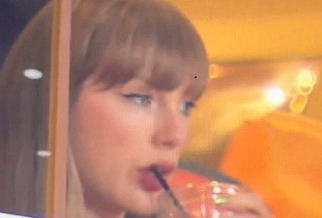 Taylor Swift showed off her massive engagement ring from NFL hunk Travis Kelce in the couple's first public outing since announcing they are engaged this week