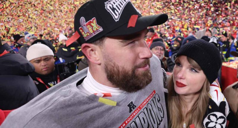 Taylor Swift has the power to boost stocks. Now her fiancé, Travis Kelce, does too.