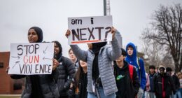 Gun violence protest