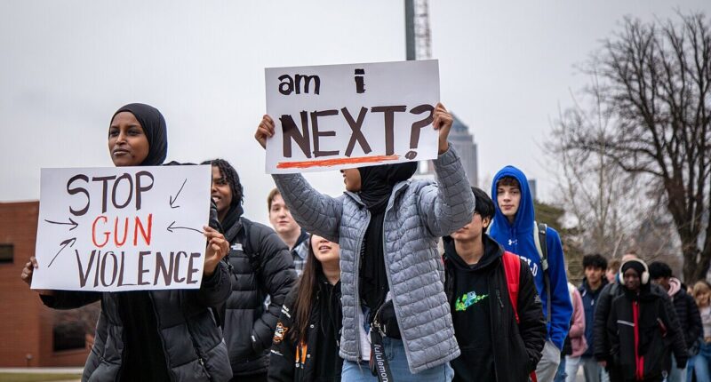 Gun violence protest