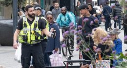 Derby city centre has seen an uptick in police officers patrolling the area after the recent murder of a businessmen in a bank and a brazen shop robbery both in broad daylight