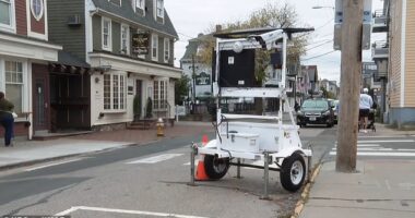 A trailer equipped with noise-monitoring technology is helping police keep at least part of Newport, Rhode Island quieter