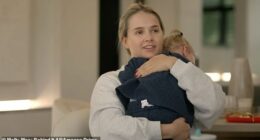 Molly with daughter Bambi. The 25-year-old pledged to be open and honest about her struggles with motherhood