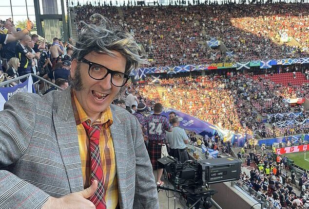 Meet Allaster McKallaster - a cross between Archie McPherson, John Motson and a rather dishevelled Rod Stewart