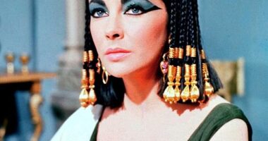 Elizabeth Taylor will forever be remembered for her decades-long acting career, dazzling Hollywood life, and no fewer than eight marriages. Pictured in Cleopatra