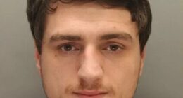 Thomas Jennings, 30, has been jailed after admitting causing grievous bodily harm with intent after smashing his girlfriend's eye socket