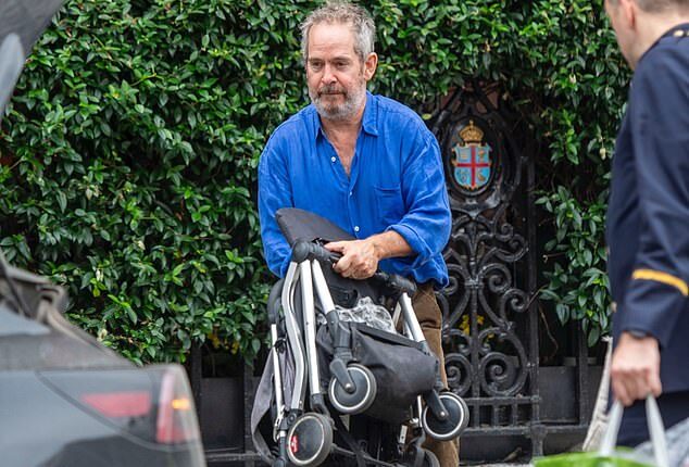 He became a father for the first time at 56 ¿ and now it appears actor Tom Hollander (pictured this week, seemingly with a wedding ring) has fully immersed himself in domestic life by marrying fiancée Fran Hickman