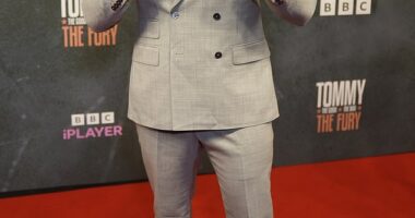 Tommy Fury was all smiles as he attended the screening of his new documentary, Tommy: The Good. The Bad. The Fury, in Manchester on Tuesday