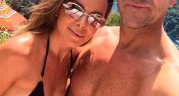Toni Terry and husband John put on a loved-up display during a romantic getaway in Italy over the bank holiday weekend