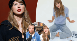 Travis Kelce comforts teary Taylor Swift as she reflects on reclaiming her masters during 'New Heights' podcast