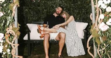 Travis Kelce's dad claims Taylor Swift was getting 'antsy' about her boyfriend taking too long to pop the question as he shares exactly where and when sportsman proposed
