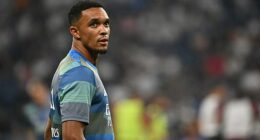 Trent Alexander-Arnold was dropped from the starting lineup for Real Madrid's win against Real Oviedo