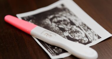 pregnancy test and sonogram