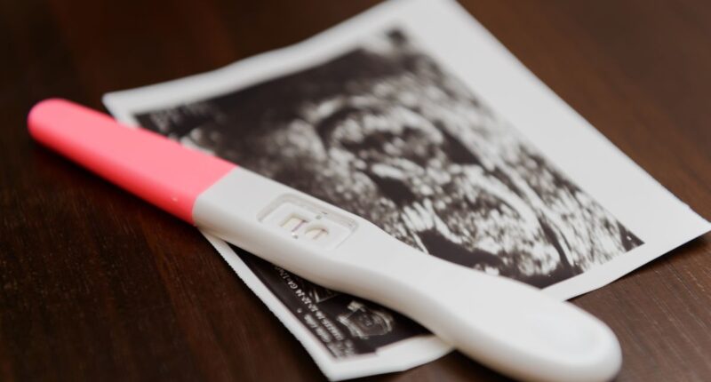 pregnancy test and sonogram