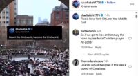 Trump loyalist sparks debate with video showing hundreds praying to Allah in park founded to remember George Washington