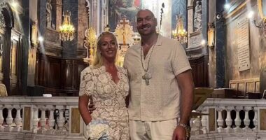 Tyson Fury and his wife Paris married for the third time during a romantic ceremony in th South of France this week