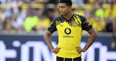 'Upset' father of Jobe Bellingham 'attempted to CONFRONT Dortmund manager' after he was subbed at HALF TIME during dismal display in Germany - as parents of Jude's brother are told NOT to return to locker room