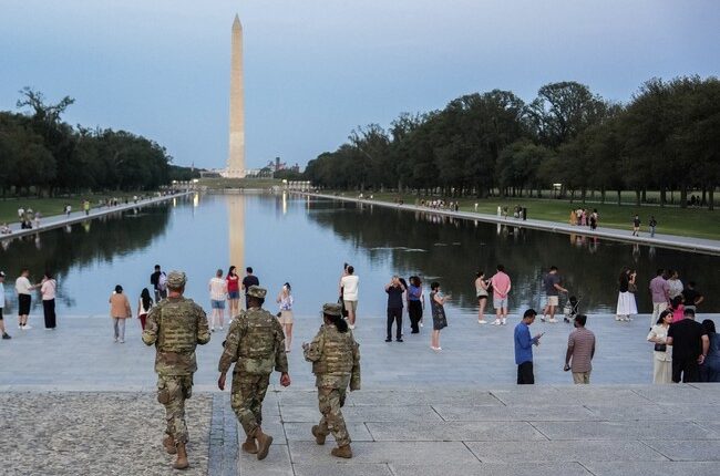 Vance, Hegseth, and Miller Visit Nat'l Guard in D.C. – RedState