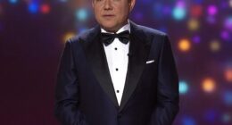 Viewers have lashed out at the 'boring' Logies amid rumours the awards ceremony is 'on its last legs'. Pictured host Sam Pang