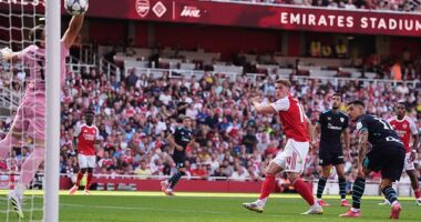 Viktor Gyokeres scored his first goal for Arsenal in a 3-0 victory over Athletic Bilbao