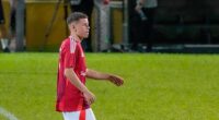 Fifteen-year-old Kai Rooney pictured in Northern Ireland last week at an Under 16 tournament, is set to represent Manchester United at an Under 19 competition in Croatia