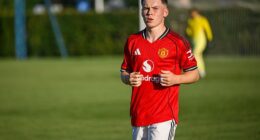 Wayne Rooney's son Kai has been named on the bench for Man United U18s against Everton