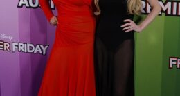 Fans lined up for hours to get autographs and selfies with Lindsay Lohan and Jamie Lee Curtis at the Australian premiere of Freakier Friday on Tuesday night