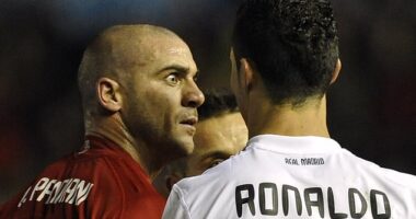 Walter Pandiani branded Cristiano Ronaldo 'arrogant and unpleasant' 14 years on from their clash in a LaLiga match