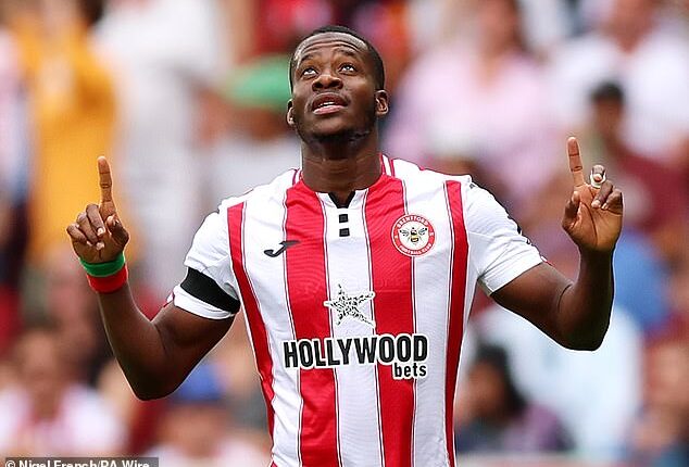 Dango Ouattara opened his account with Brentford after his transfer to the west London club