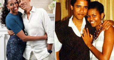 Why Michelle Obama fought 'first sparky feelings' when she met 'sexy' Barack