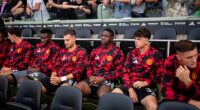 Kobbie Mainoo sat on the bench through Manchester United's first two Premier League matches this season