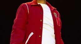 Will Smith, 56, has been accused of posting a video featuring AI shots of fans cheering in the crowd during his current tour; Seen performing at Cardiff Castle in Cardiff, Wales, on August 25