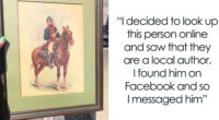 Woman Refuses To Keep Painting She Bought After Reading The Message Written On The Back