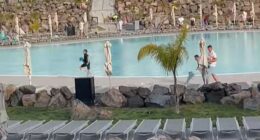 Rachael, 28, from the northeast of England, has said that she's 'seen it all' after watching holidaymakers racing for sunbeds in Lanzarote