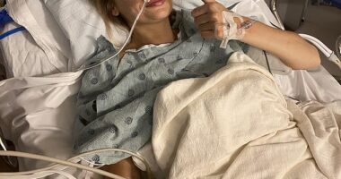 A young woman who was told by doctors that her symptoms were 'all in her head' for years has laid bare her terrifying health battle that left her in excruciating pain and needing surgery