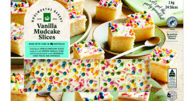 The supermarket has released a vanilla party pack mudcake slab that comes already pre-sliced into 24 generous portions