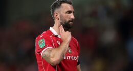 Wrexham striker Ollie Palmer has left the club by mutual consent, the Welsh side have confirme