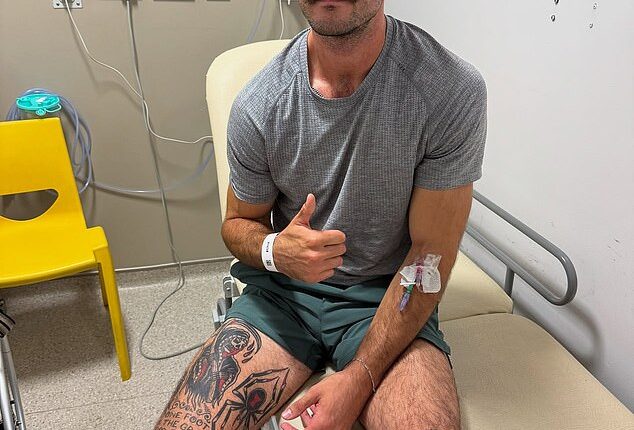 UK adventurer Luke Tarrant, who previously lost his leg in a motorbike accident, has detailed his latest setback in a series of Instagram posts