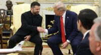 Zelensky-Trump meeting live: Ukraine leader to meet Putin ‘within two weeks’ after White House talks