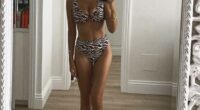 Michelle Keegan showed off her toned figure in a tiny bikini on a loved-up holiday with Mark Wright five months after welcoming their daughter Palma