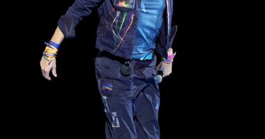 Chris Martin has garnered backlash from some fans after he halted his concert at Wembley Stadium to send love to Charlie Kirk's family; seen in June in Las Vegas