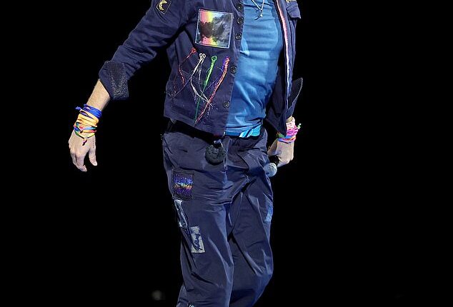 Chris Martin has garnered backlash from some fans after he halted his concert at Wembley Stadium to send love to Charlie Kirk's family; seen in June in Las Vegas
