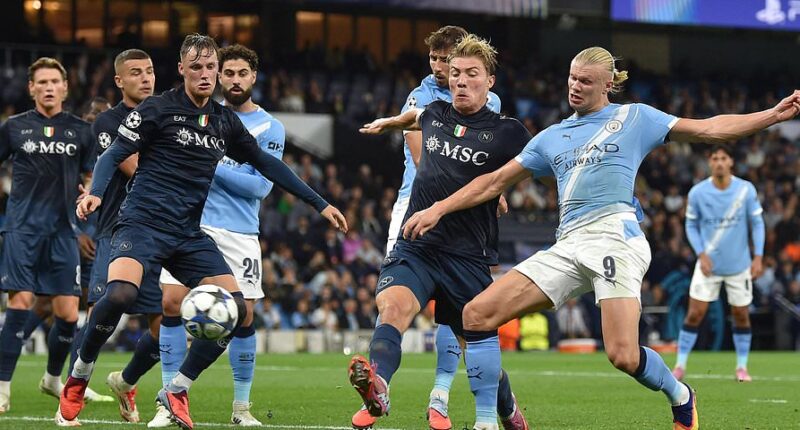 Man City vs Napoli - Champions League LIVE: Latest score and updates as visitors are reduced to 10 men