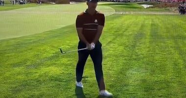 Rory McIlroy lost his cool as he told Ryder Cup fans to 'shut the f*** up' on Saturday