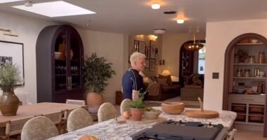 Former Made In Chelsea star Jamie, 36, took to social media to show off the new abode in trendy Notting Hill, west London which he and Sophie, 30, who is pregnant with their first child, purchased last year for £4.1million