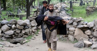 A devastating earthquake in Afghanistan: See the photos