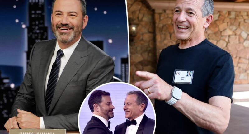 ABC insiders claim Jimmy Kimmel's suspension was more about Bob Iger's legacy than politics