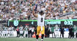 Aaron Rodgers enjoyed a brilliant debut for the Pittsburgh Steelers against the New York Jets