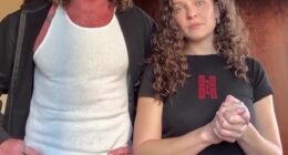 Abbie Chatfield and her partner Adam Hyde have been slammed after going on a wild rant over last weekend's anti-immigration protests